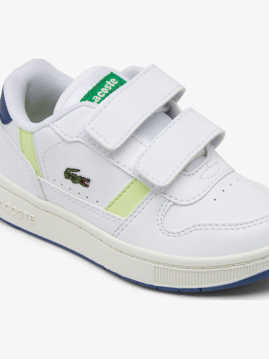 T-clip Παιδικά Sneakers με Σκρατς Λευκά