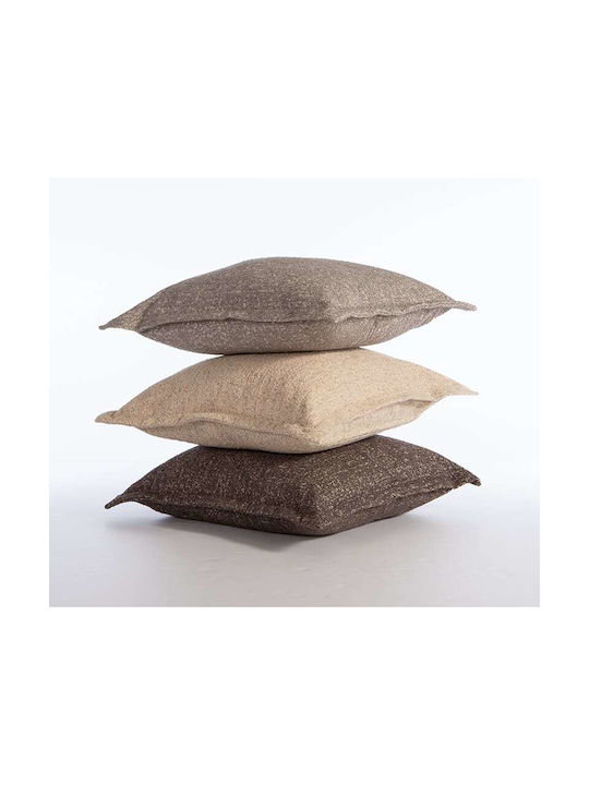 Nef-Nef Homeware Sofa-Kissen Home Aus Samt Ecru 50x50cm