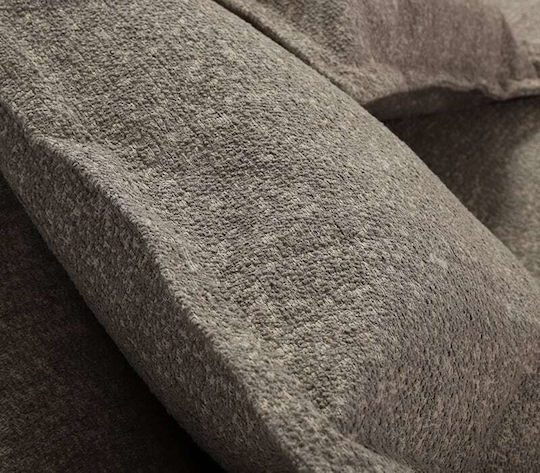 Nef-Nef Homeware Μαξιλάρι Καναπέ Home από Βελούδο Stone 50x50εκ.