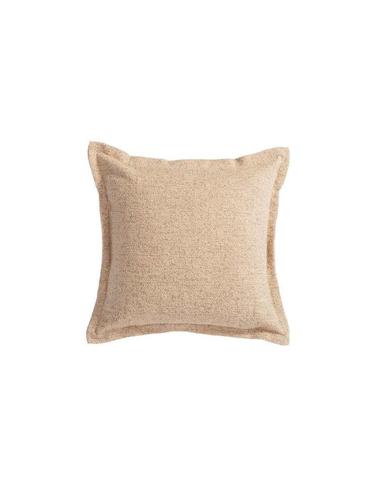 Nef-Nef Homeware Μαξιλάρι Καναπέ Home από Βελούδο Stone 50x50εκ.