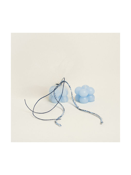 Beauty Home Aromatisches Kerze Bubble Hellblau