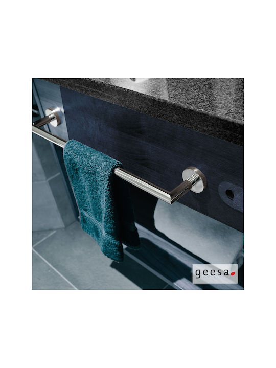 Geesa Nemox 6507/60 Single Wall-Mounted Bathroom Rail Chrome