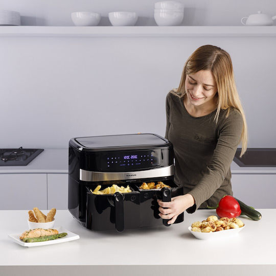 Taurus AF2600D Air Fryer with Double Removable Container 9lt Black