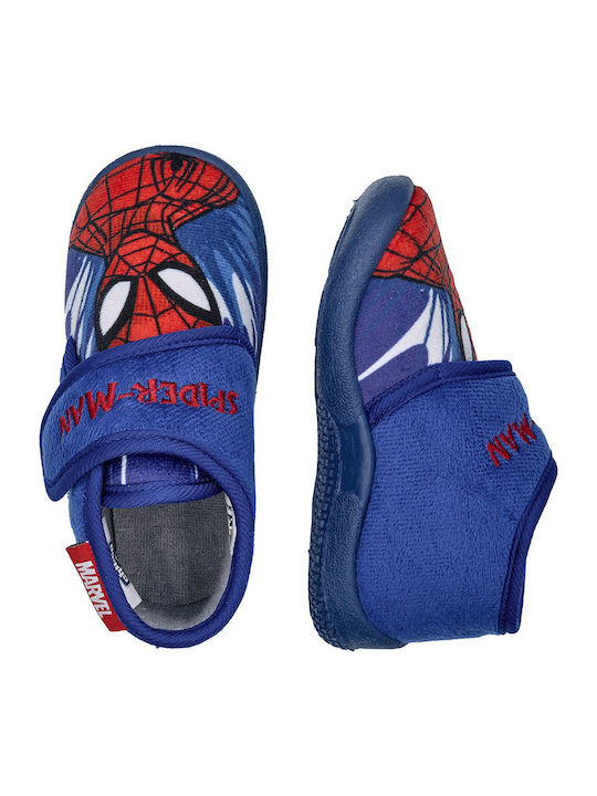 Kinderhausschuhe Stiefel Blau