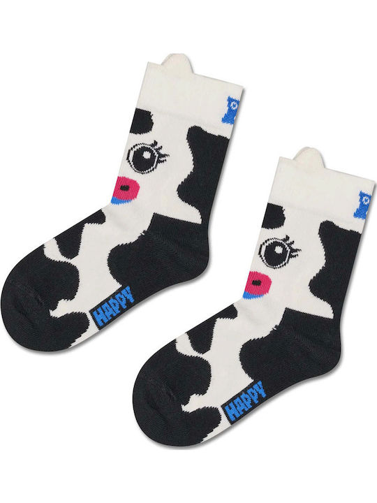 Happy Socks Παιδικές Κάλτσες Kids Μαύρο 2 Ζευγάρια
