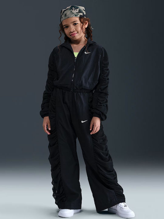 Παιδικό Αθλητικό Μπουφάν Κοντό Μαύρο Sportswear
