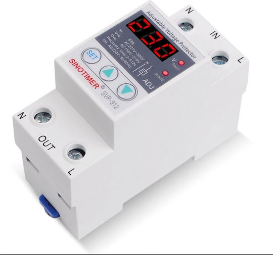Sinotimer Instrument de Măsură pentru Panou Electric Digital pe Șină Monofazat