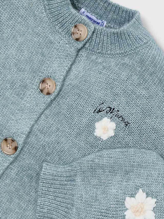 Kids Cardigan Knitted Mint, Green
