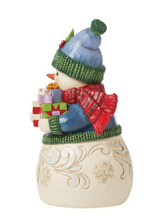Enesco Unwrap Joy Schneemann Arme Voll Geschenke 21,5 Cm