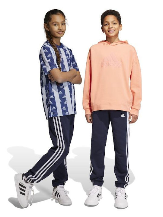 Παιδικό Παντελόνι Φόρμας Navy Μπλε Essentials 3-Stripes