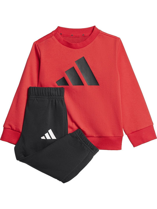 Kids Sweatpants Set Red/black 2pcs Essentials