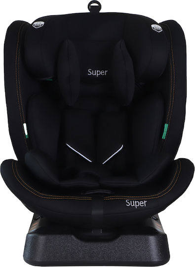 Super Baby Car Seat i-Size with Isofix Black 0-36 kg