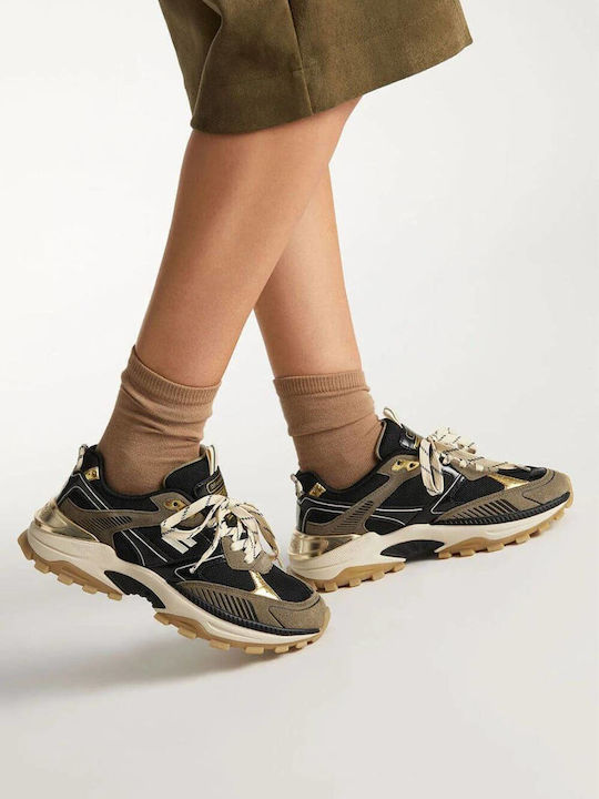 Γυναικεία Chunky Sneakers Black / Gold