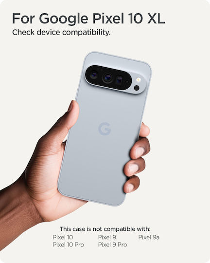 Spigen Ultra Hybrid MagSafe Back Cover Plastic / Silicone 2mm Clear/White (Google Pixel 10 Pro XL)