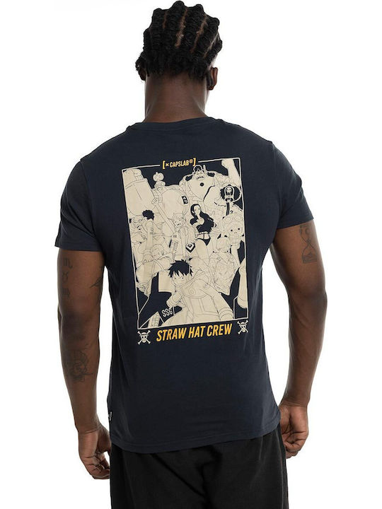 Capslab Ein Stück T-shirt Schwarz Herren