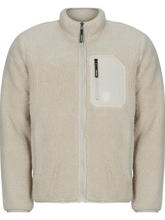 Muzzer Fuzzar Men's Cardigan Beige
