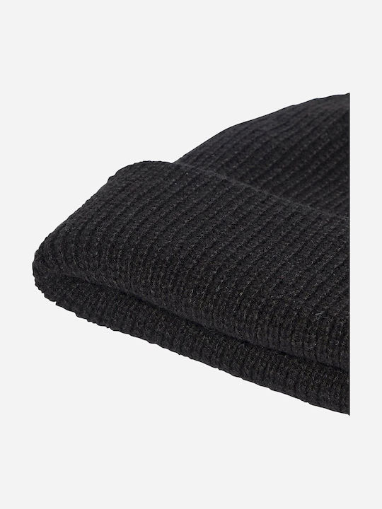 Kinder Mütze Gestrickt Schwarz