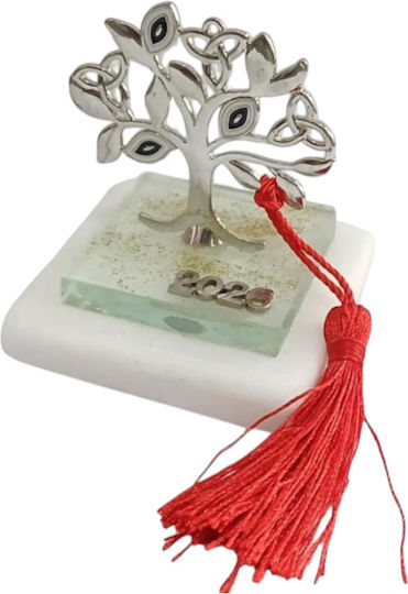 Kalliopi Silver Tabletop Lucky Charm Little Tree Silver made of Stone 2026 7x9cm 1pcs Kalliopi Silver Tabletop Lucky Charm Little Tree Silver made of Stone 2026 7x9cm 1pcs
