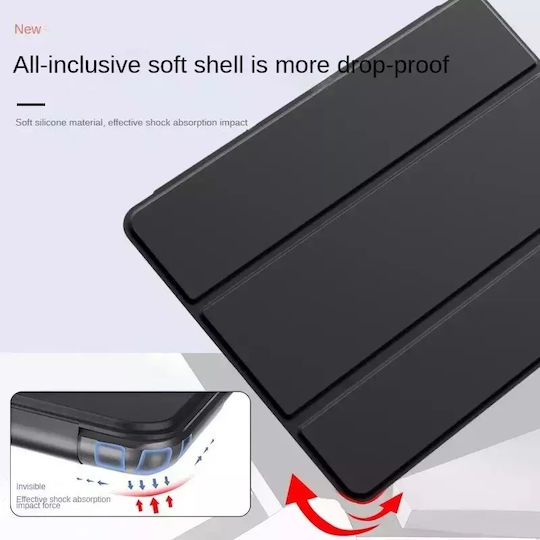 Husă Ultra Slim Pentru Honor MagicPad 3 13.3" 2025 Silicon TPU Smart Cover Neagră