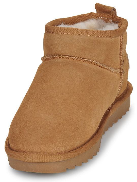 Stiefeletten Damen Tan