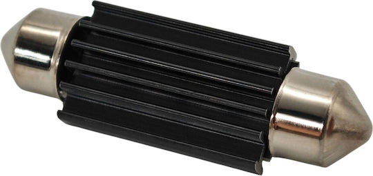 C5w C10w Bec Led Sv8.5 12-24v Canbus 39mm Portocaliu