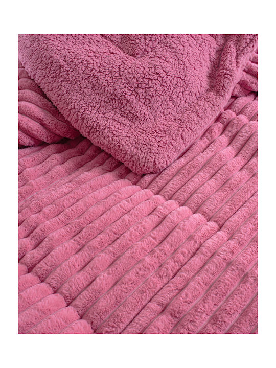 Rythmos Duvet Cover Single 160x220cm Butter Pink 810 GSMGsm