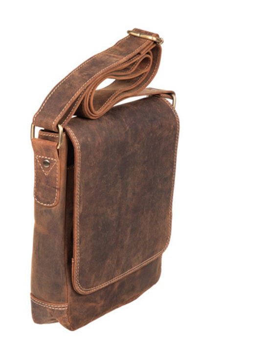 Leather Men's Bag Shoulder / Crossbody Brown