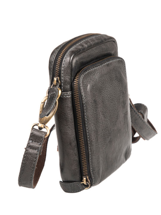 Leather Men's Bag Shoulder / Crossbody Black