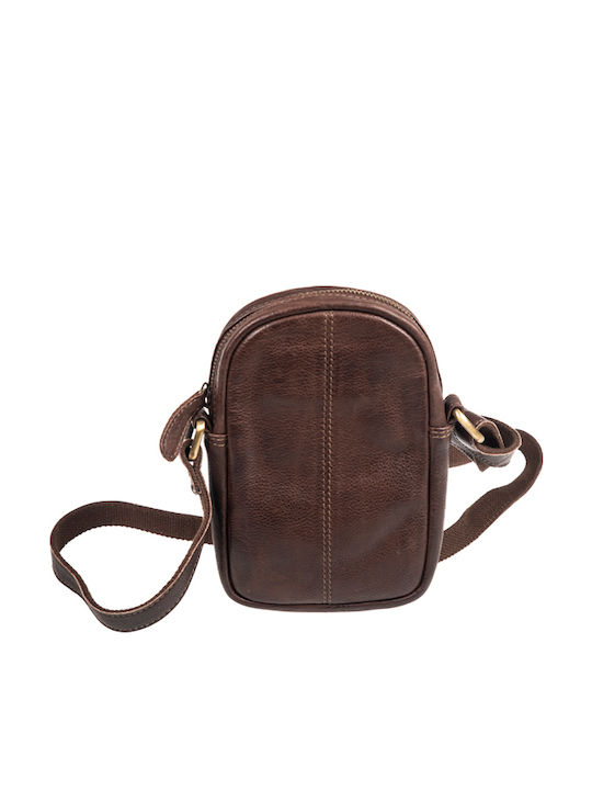 Leather Men's Bag Shoulder / Crossbody Brown