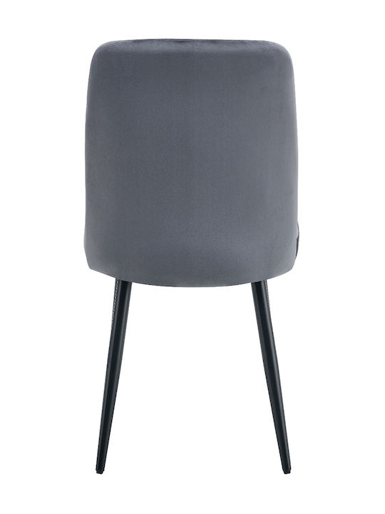 Zatara Kitchen Metallic Chair Grey 48x51x48cm