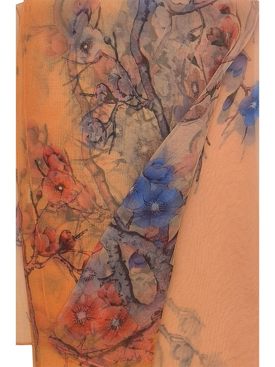 Gift-Me Women's Silk Scarf Orange