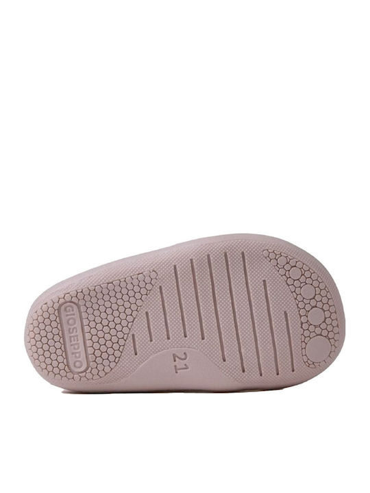 Παιδικά Sneakers Ανατομικά με Σκρατς Μπεζ