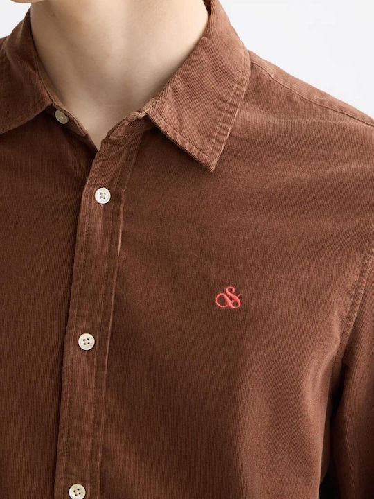 Corduroy Long-sleeved Corduroy Shirt Soft Silt