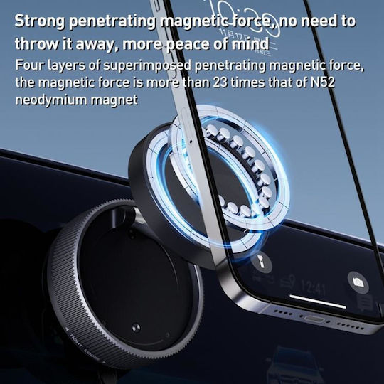 Car Mobile Mount with Magnet Gray