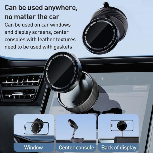 Car Mobile Mount with Magnet Gray
