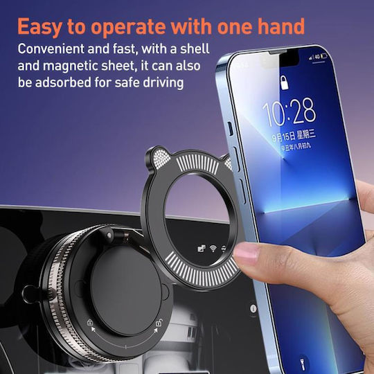 Car Mobile Mount with Magnet White