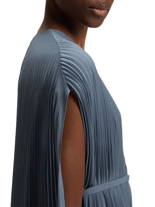 Midi Dress for Wedding and Christening Blue