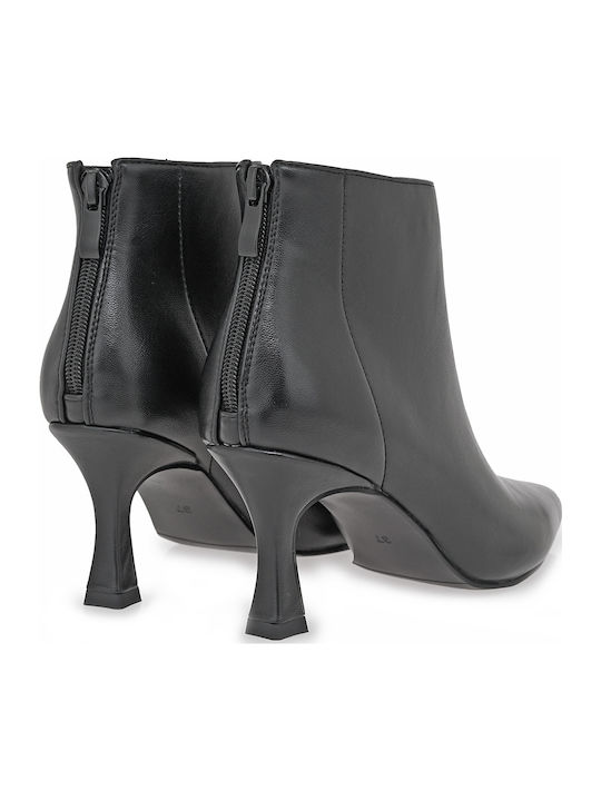 Women's Ankle Boots with Medium Heel Black