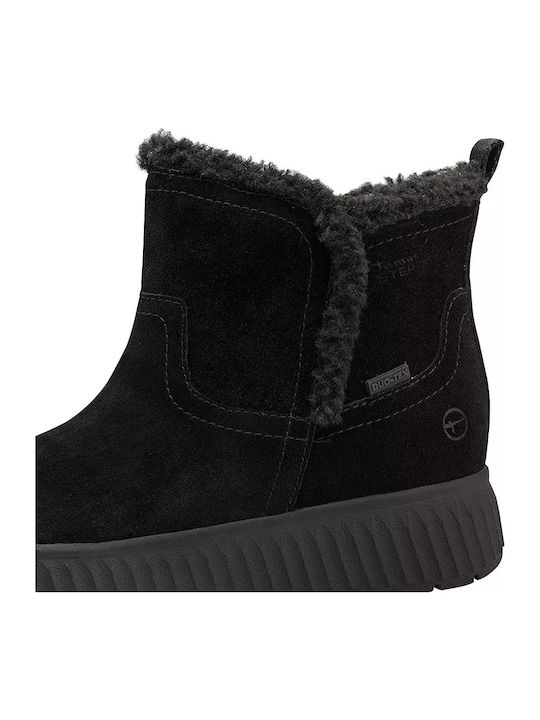 Leather Women's Ankle Boots Black