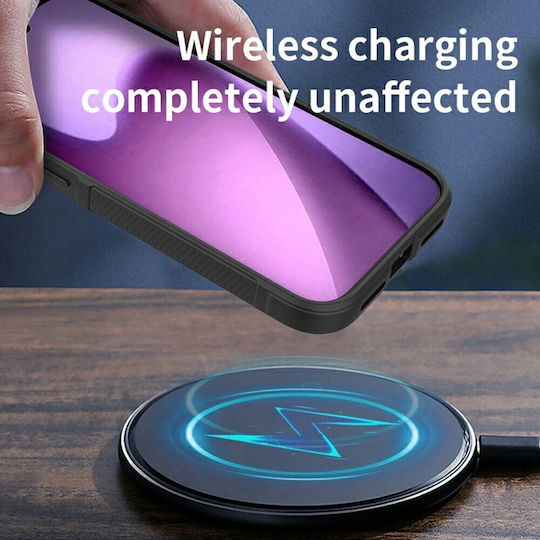 Amorus Back Cover Σιλικόνης Μωβ (iPhone 17 Pro)