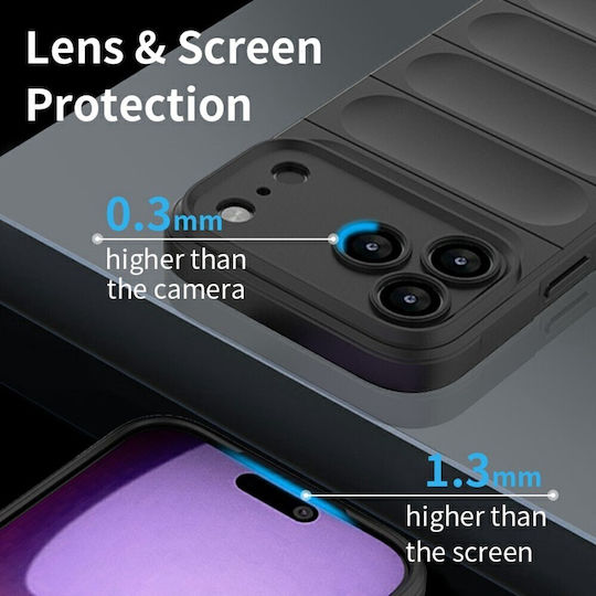 Amorus Back Cover Σιλικόνης Μωβ (iPhone 17 Pro)