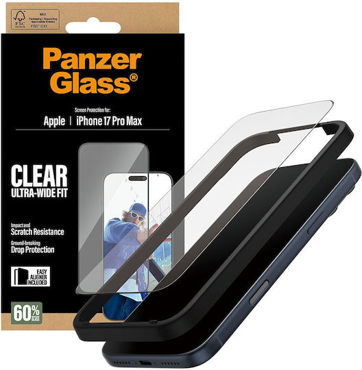 PanzerGlass Displayschutzfolie (iPhone 17 Pro Max, PanzerGlass)
