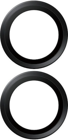 PanzerGlass Hoops Προστασία Κάμερας Tempered Glass Μαύρο για το iPhone 17/16/16 Plus