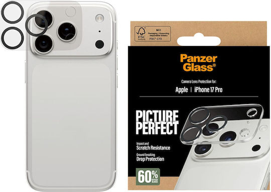 PanzerGlass PicturePerfect Προστασία Κάμερας Tempered Glass Διάφανο για το iPhone 17 Pro