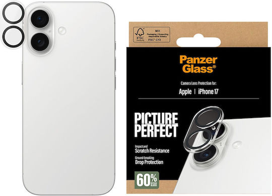 PanzerGlass PicturePerfect Camera Protection Tempered Glass Transparent for the iPhone 17