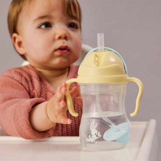 B.Box Căniță pentru copii Sippy Cup din Plastic Bej 240ml pentru 6m+m+