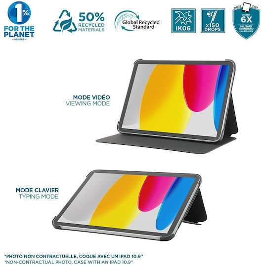 Mobilis Flip Cover Μαύρη (iPad Air 11'' 2024 M2)