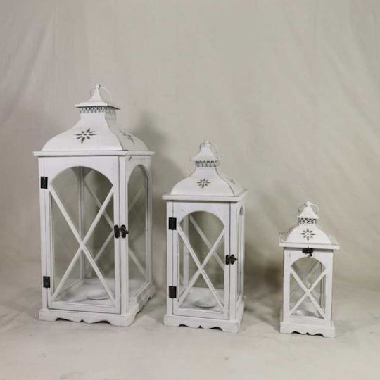 Dream House Laterne Set Weiß 3Stück Dream House Laterne Set Weiß 3Stück