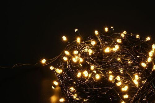 200 Светлини LED 20m. Топъл бял тип Лента 1бр