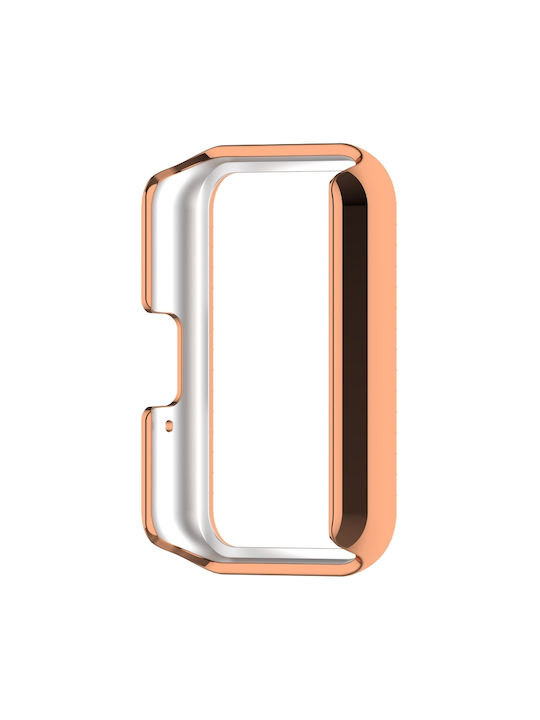 Protecție Carcasă Samsung Galaxy Fit 3 Diamond Half Pack Hollow PC Watch Roz Auriu
